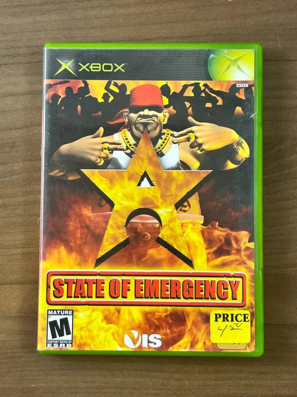 State of Emergency Microsoft Xbox 2003 with Case & Manual Rockstar Games NTSC